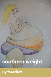 Book cover for Southern weight, a weight gain story by Fanedfox