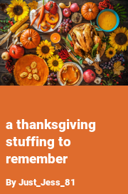 Book cover for A thanksgiving stuffing to remember, a weight gain story by Just_Jess_81